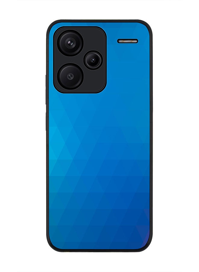 Stylizedd Rugged Black Edge Case for Xiaomi Redmi Note 13 Pro Plus, Slim fit Flexible Anti Drop Thin Cover-  Ocean Prism - Image 1