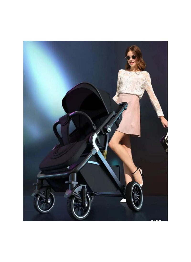 Lightweight Foldable Baby Stroller X7 with Reversible Seat and Travel Bag
