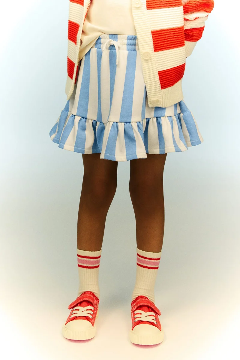 اتش اند ام Flounce-trimmed skirt