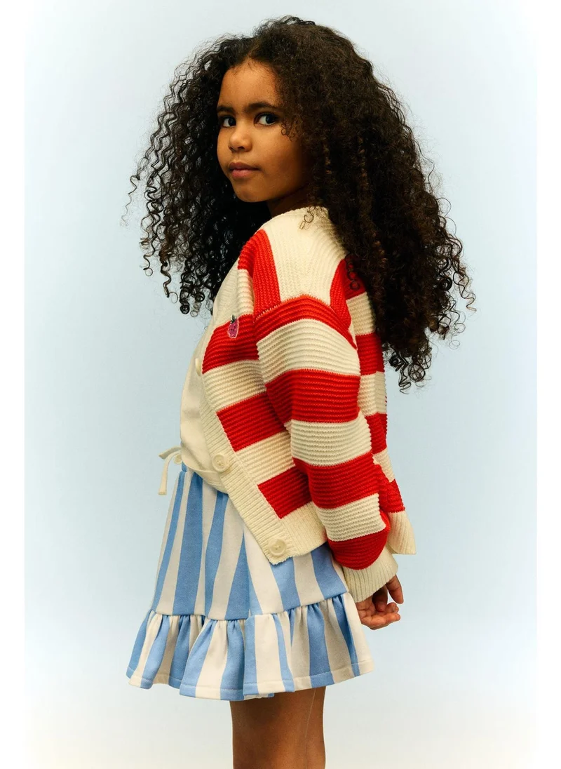 H&M Flounce-trimmed skirt