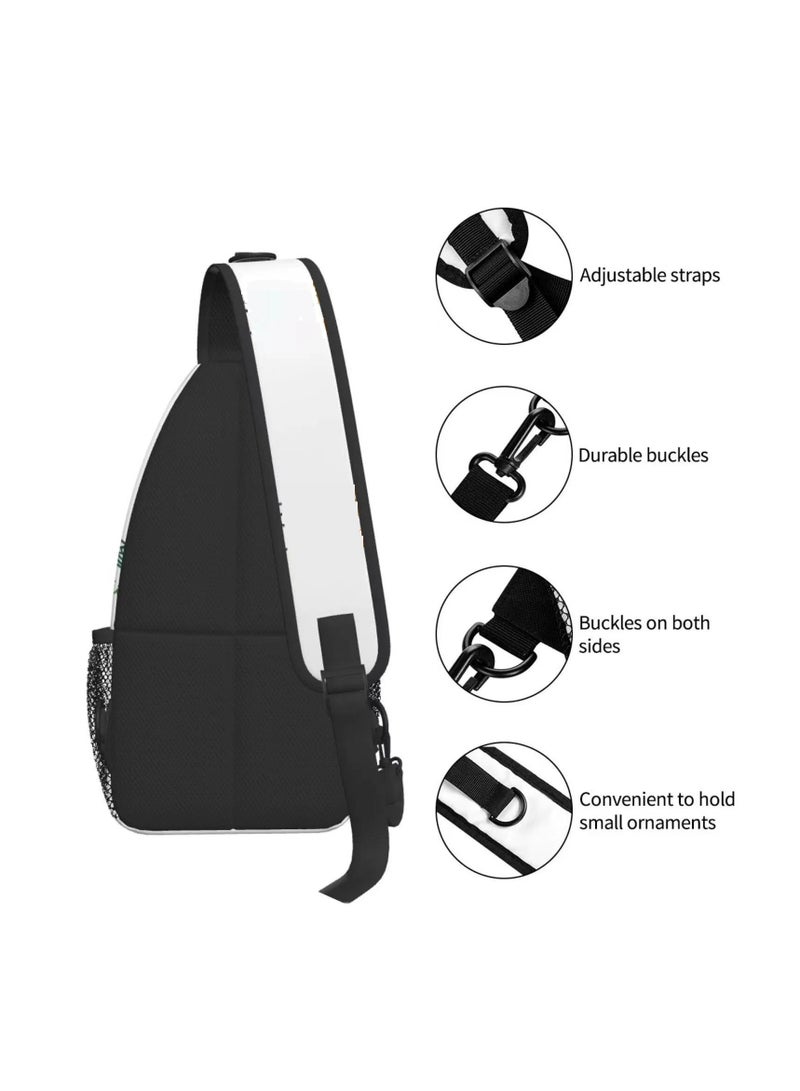 SKT Shiketro Stitch 3D Cartoon Digital Color Printing Simple Crossbody Bag 39*19*9CM - Image 4