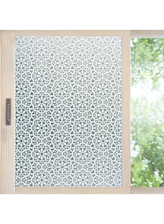 NIBEMINENT Window Sticker White 45x200cm - Image 1