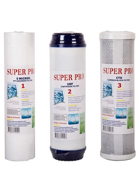 3 Piece Stages Of Domestic Desalination Device Set