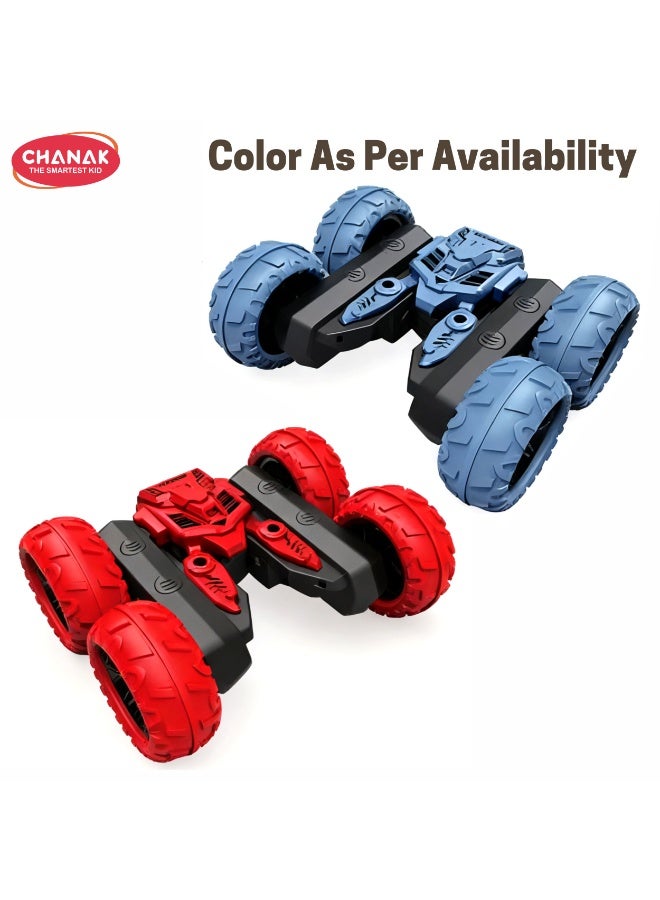 Chanak Stunt Big Crab 360° Rotating Rc Car Double-Sided 4Wd Remote Control Rechargeable Car With Spinning & Flipping Action, includes Controller (Color as per Availability) - Image 2
