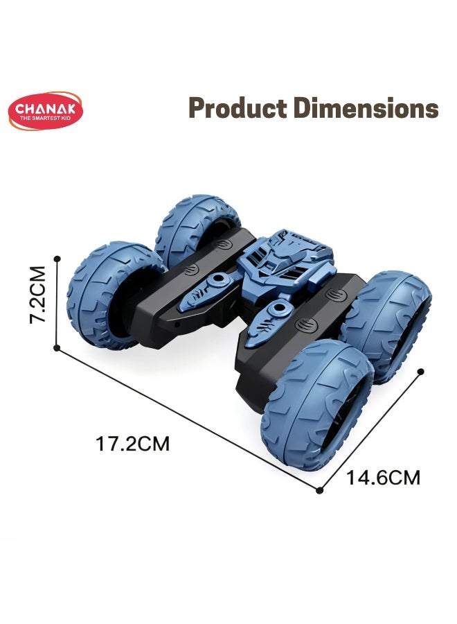 Chanak Stunt Big Crab 360° Rotating Rc Car Double-Sided 4Wd Remote Control Rechargeable Car With Spinning & Flipping Action, includes Controller (Color as per Availability) - Image 4