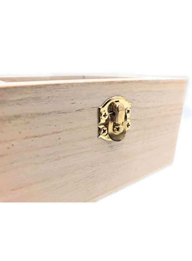 Oojami 10 Pc Set Unfinished Wood Craft Box With Window For Arts Crafts And Birthday Party Favor Diy - Image 3