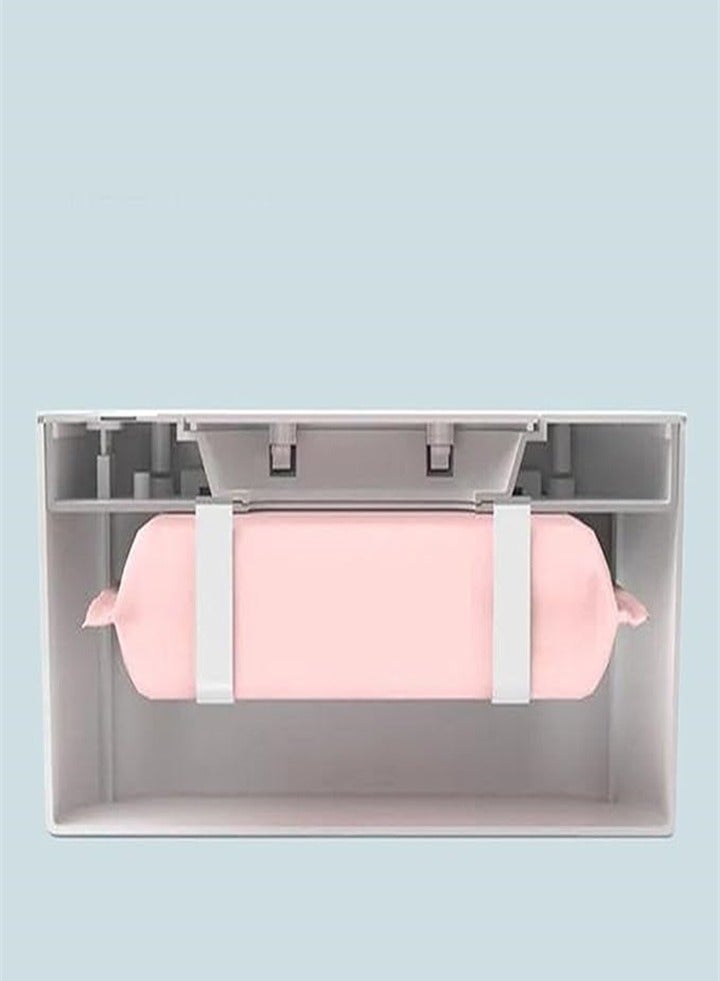 Portable Baby Wipes Warmer with Thermostat, Adjustable Temperature Digital Display Wet Wipes Warmer Box (White)  - Image 3