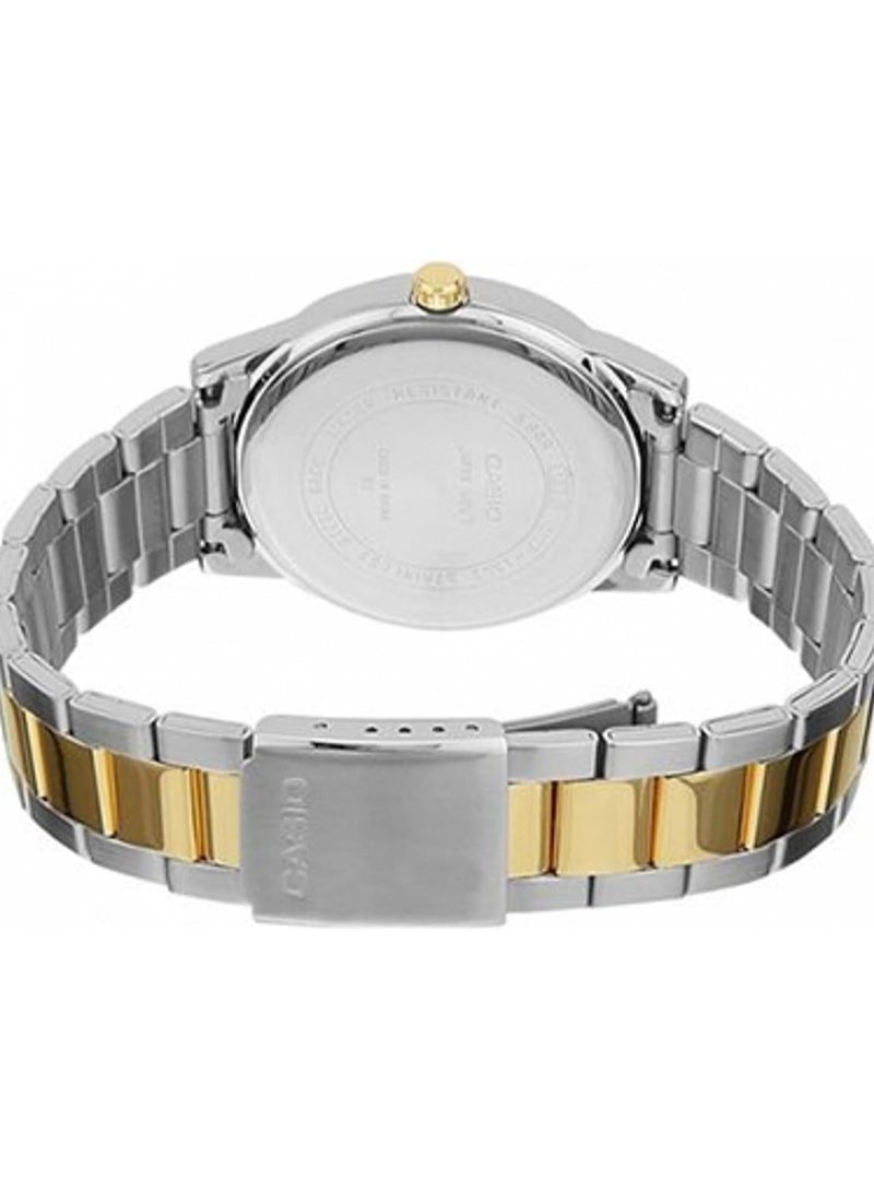 Casio White Dial Stainless Steel Band Watch - LTP-1303SG-7AV - Image 3