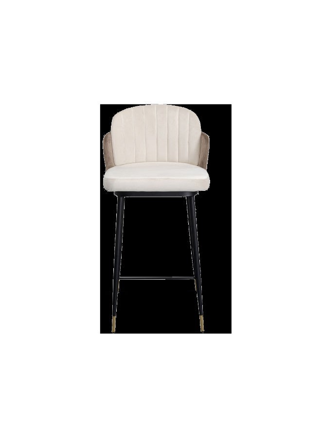 KARE Bar Chair Hojas, Beige, High 98.5 CM  - Image 1