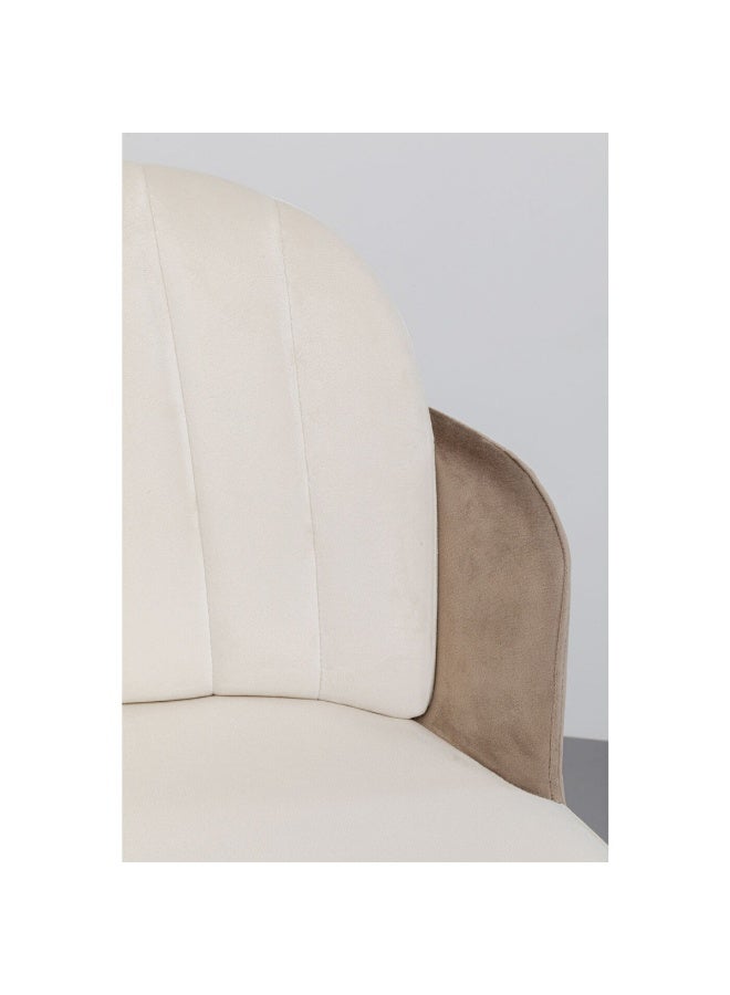 KARE Bar Chair Hojas, Beige, High 98.5 CM  - Image 3