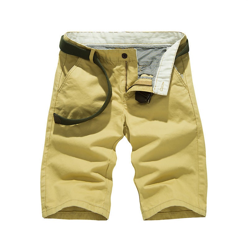 Summer Mens Cargo Bermuda Shorts Army Style navy blue  - Image 3