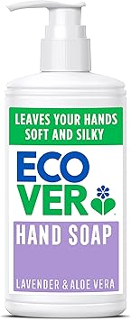 Ecover Hand Wash Hand Soap Gentle Hand Cleansing Fresh Lavender Aloe Scent Pack of 1 1 x 250ml - Image 1