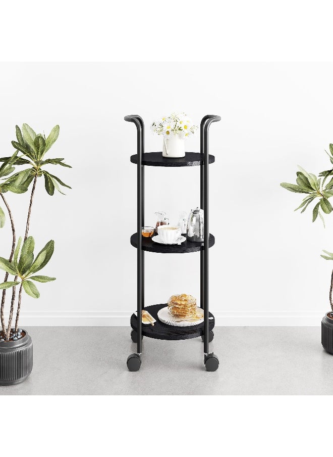 Home Box Havok Round 3-Tier Serving Trolley  - Image 1