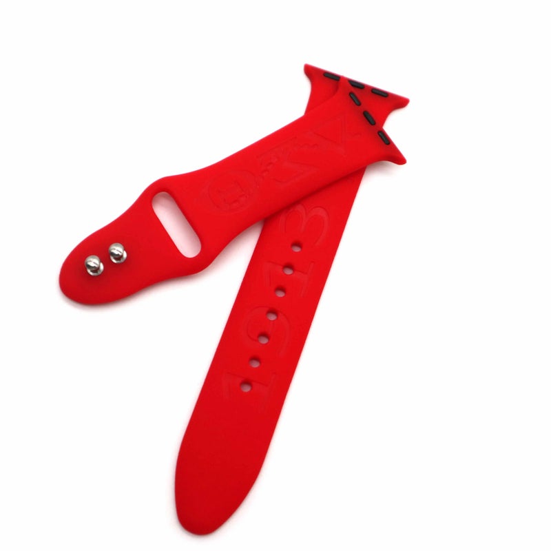 Bluejw Engraved Greek Sorority Fraternity Smart Sports Silicone Watch Band Replacement Strap for Ultra 42mm 44mm 45mm 49mm Watches – Replace the Watch Strap - Image 4