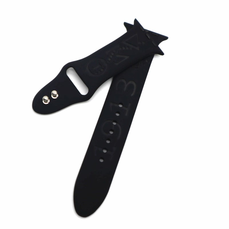 Bluejw Engraved Greek Sorority Fraternity Smart Sports Silicone Watch Band Replacement Strap for Ultra 42mm 44mm 45mm 49mm Watches – Replace the Watch Strap - Image 3