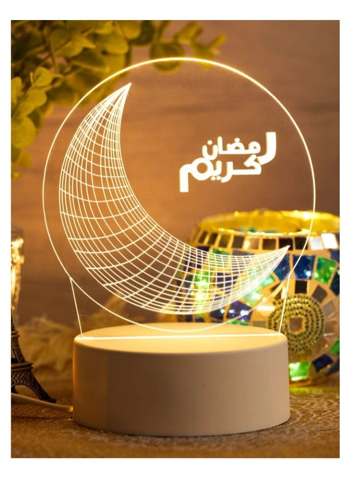 LED desk night lamp for home, bedroom, living room, Ramadan table decor - Image 1