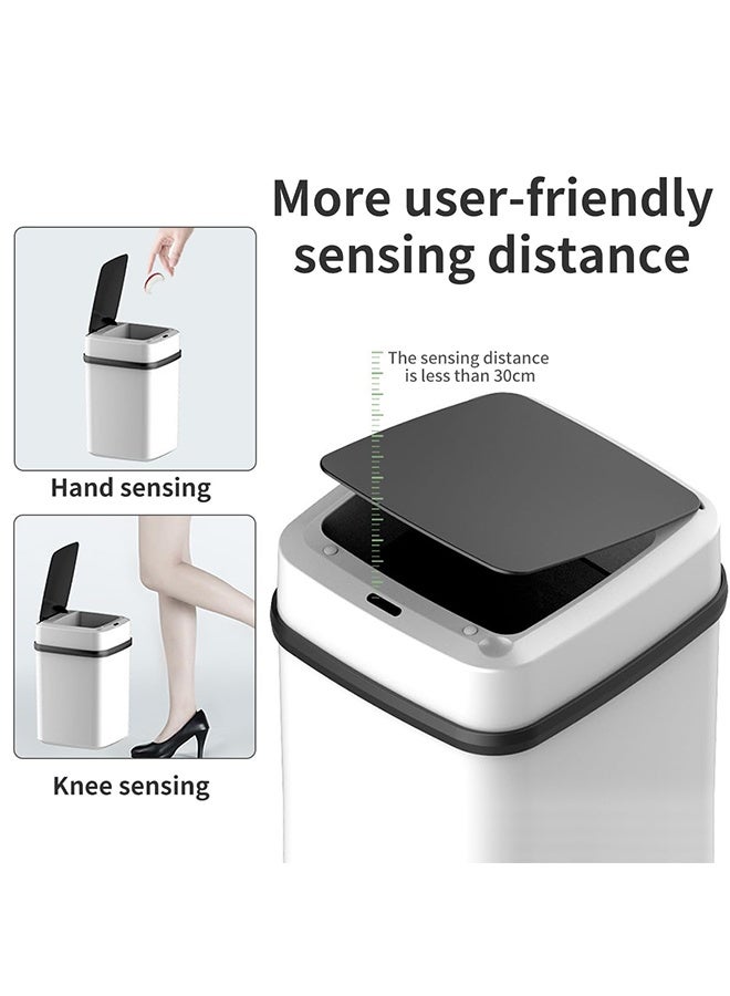 تودي جي هو المنزل سلة القمامة,13 لتر تلقائي بلا لمس سلة القمامة الذكية مع الغطاء,استشعار الحركة سلة القمامة,سلة المطبخ,سلة القمامة الصغيرة للحمام, المكتب, غرفة المعيشة,, - Image 5
