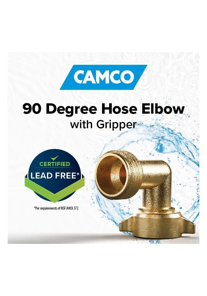 Camco 90-Degree Hose Elbow for RV Water Hose - Image 2