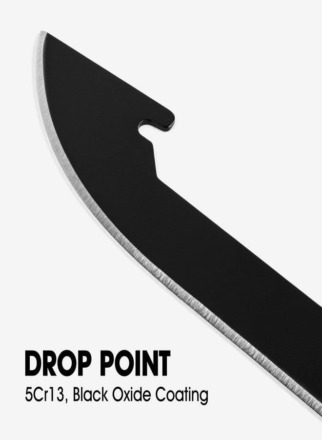 ترو شفرات بديلة TRUE - عبوة من 3 قطع | شفرات منشار ونقطة إسقاط متنوعة مقاس 3.5 بوصة للصيد والصيد البري والتخييم والحمل اليومي - Image 4