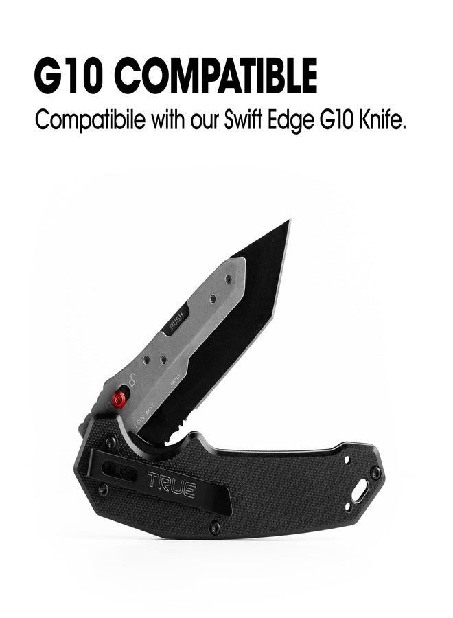 ترو شفرات بديلة TRUE - عبوة من 3 قطع | شفرات منشار ونقطة إسقاط متنوعة مقاس 3.5 بوصة للصيد والصيد البري والتخييم والحمل اليومي - Image 2