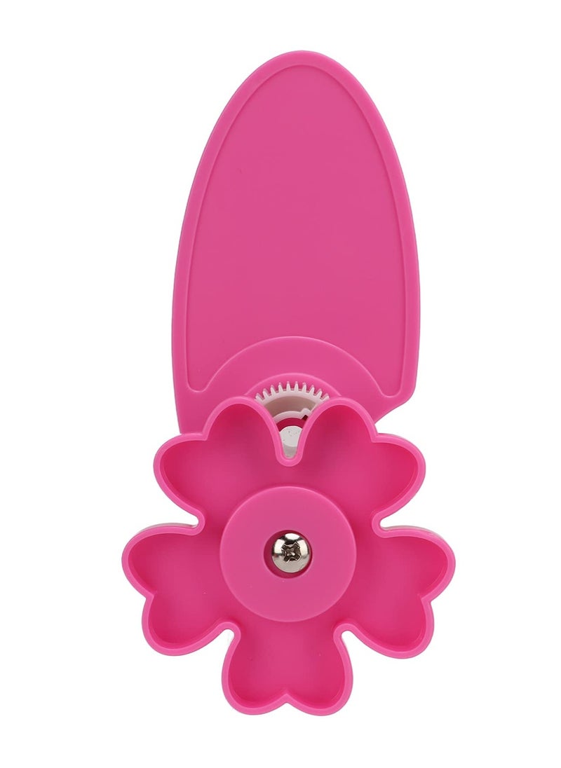 SYOSI 2 Pcs Paper Quilling Crimper Tool DIY Quilling Crafts Paper Reel Paper Crimper DIY Roller Quilted Tool for Making Folder Flower Origami Handcrafts for Kids Craft Household Rose Red  - Image 3