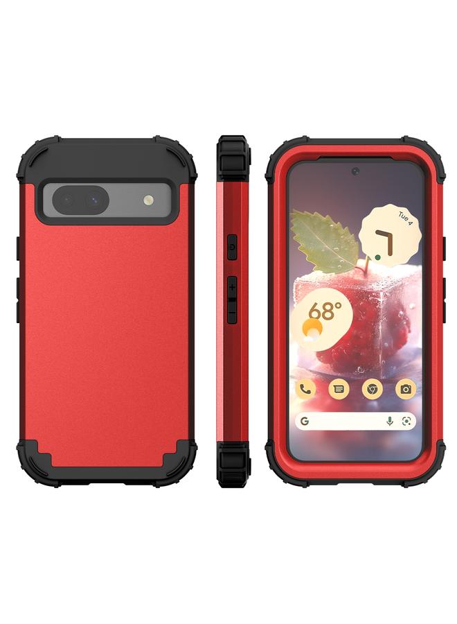Zaboon Case For Google Pixel 8a 3 in 1 Silicone Hybrid PC Shockproof Phone Case - Image 1