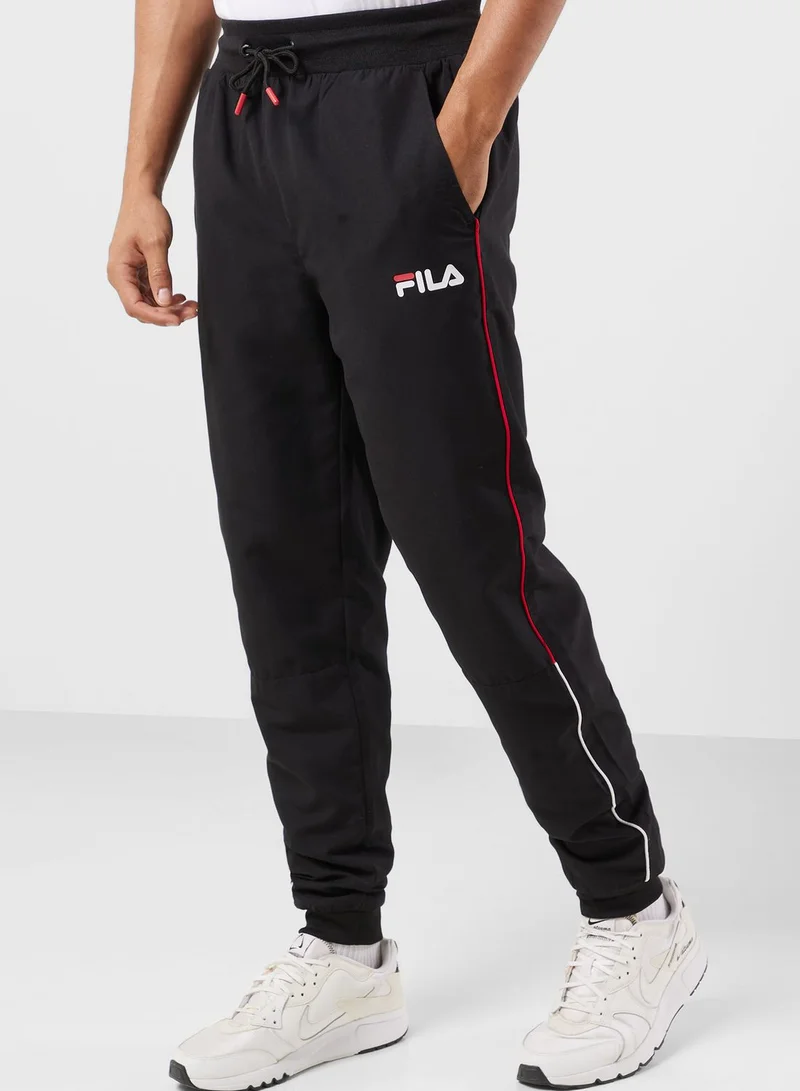 FILA Zaphy Logo Hoodie Tracksuit Sand pants