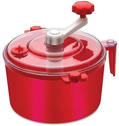HOMETIC HOMETIC 2 in 1 Ata Maker Automatic NonElectric Dough Maker Atta Maker Machine for Kitchen Roti Maker for Home RED Pack of 1  - Image 4