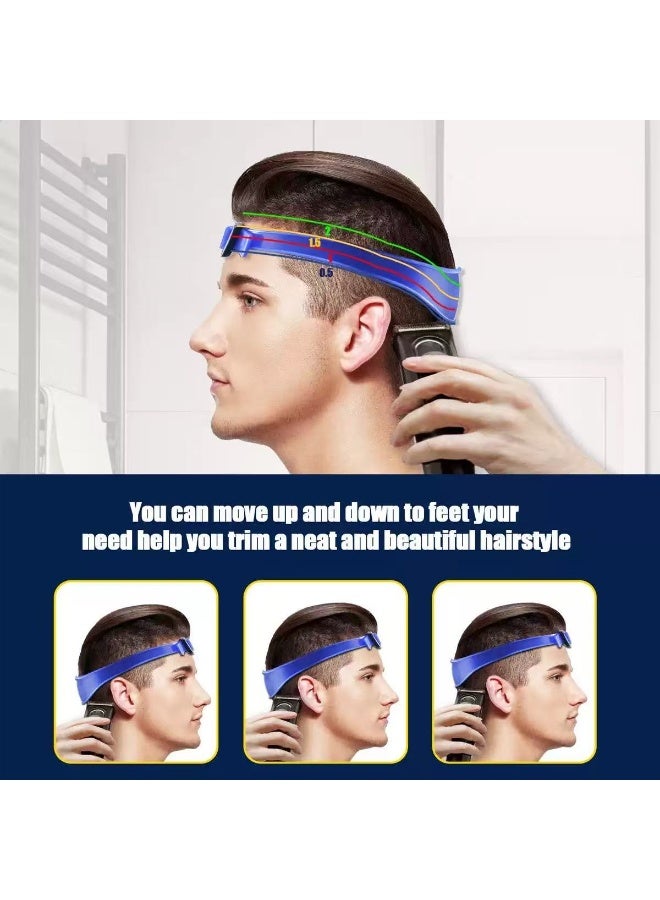 شريط قص الشعر من السيليكون من الجيل الثاني - دليل قص الشعر القابل للتعديل بنفسك ونموذج حلاقة خط العنق للرجال والأطفال واستخدام الحلاق المنزلي - Image 3