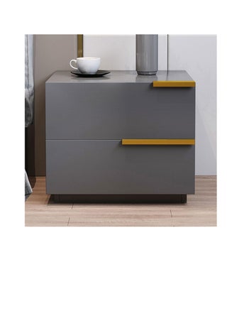 2 Drawers Nightstand Table Modern Side Table With Drawer For Bedroom Small Space Bedside Table with Storage Living Room Sofa End Table Home Storage Cabinet Desk (CT042-Grey) - pzsku/Z87AC4D289ACC9D5544C4Z/45/1746209991/bb1db913-7f48-4958-813e-f05ae8164a2d