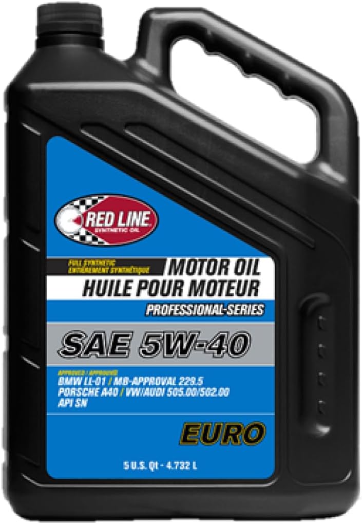 RED LINE Professional Series EURO Motor Oil 5W40 4.73 L (5 qt)
