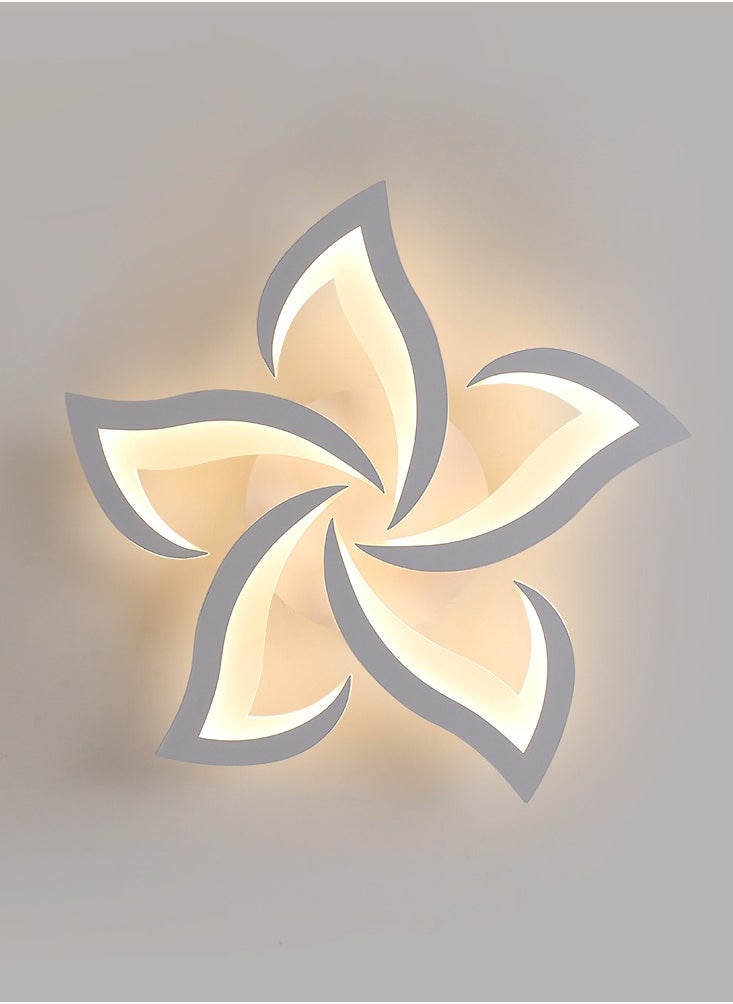 Goeco - White LED Ceiling Light/Dimmable with Remote Control/5 Lights - Image 1