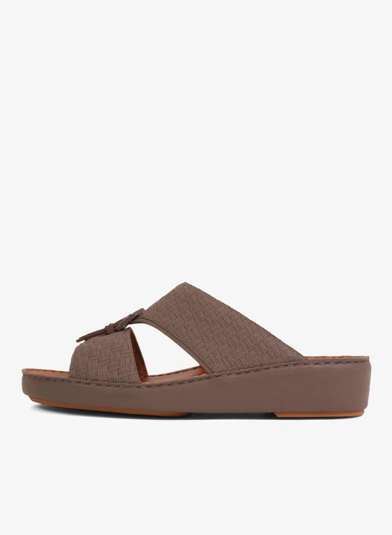 UOMO CAVALIER PREMIUM LEATHER ARABIC SANDALS STONE