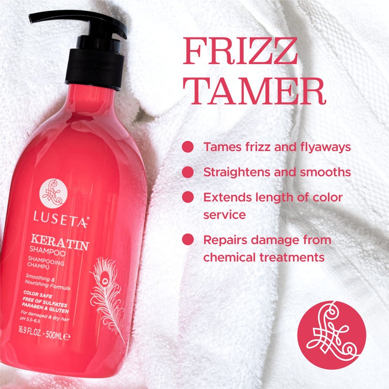 لوسيتا شامبو بتركيبة الكيراتين لشعر ناعم - Image 2