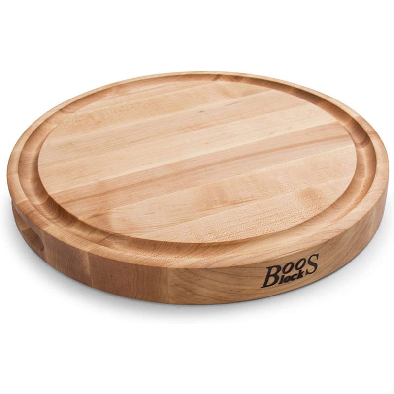 John Boos Boos Block CB Series Large Reversible Wood Cutting Board with Juice Groove 175Inch Thickness 15 x 15 x 1 34 Maple