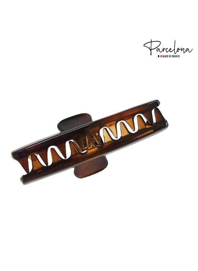 French Salon Style Flat Set Of 2 Small Tortoise Shell Brown And Black Narrow Jaw Hair Claw Clip Clutcher Clamp - pzsku/Z87AC9A2D8F0E557D547CZ/45/_/1696664483/a8e246e3-b09d-43be-a42b-79d35d614ce2