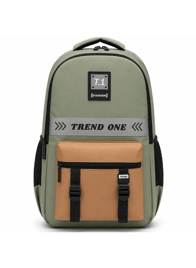 20 Inch School Backpack for Boys and Girls, Multi-Compartment, Multiple Zipper Compartments, Side Mesh Bottle Pockets and Carry Handle 50H*33.5W*15.5D CM