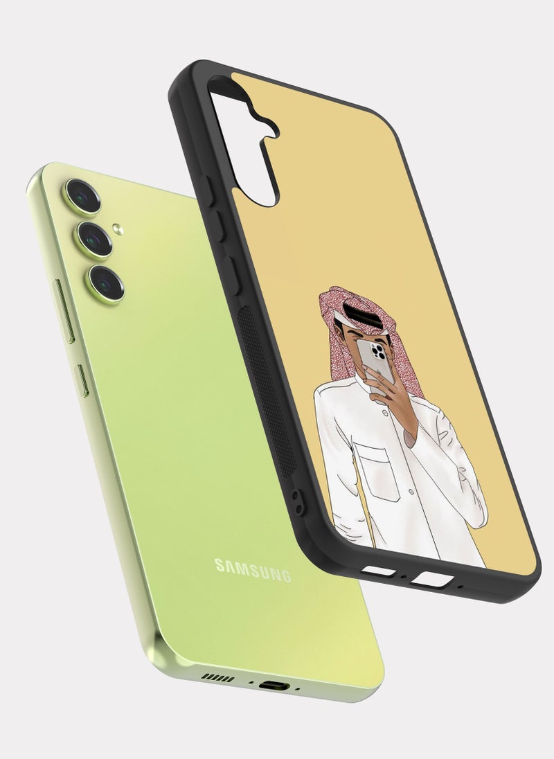 PXLAAT Samsung Galaxy A34 case cover Saudi Man  - Image 2
