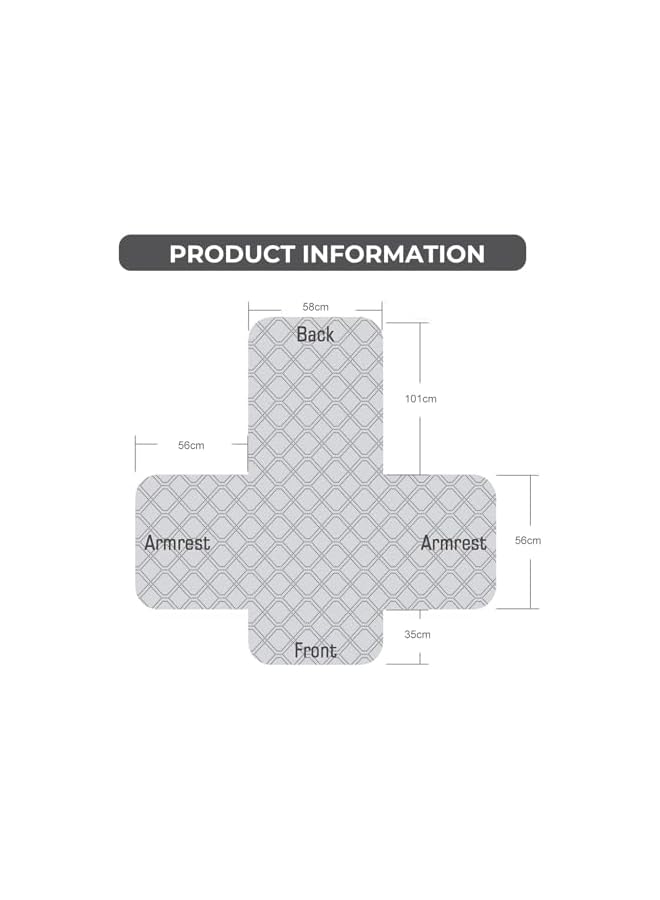 The Bros 100% Waterproof Recliner Chair Covers, Recliner Cover Non-Slip Dog Chair Cover Furniture Protector Washable Slipcover with Pocket, Elastic Straps for Pets, Dogs (Khaki) - Image 2