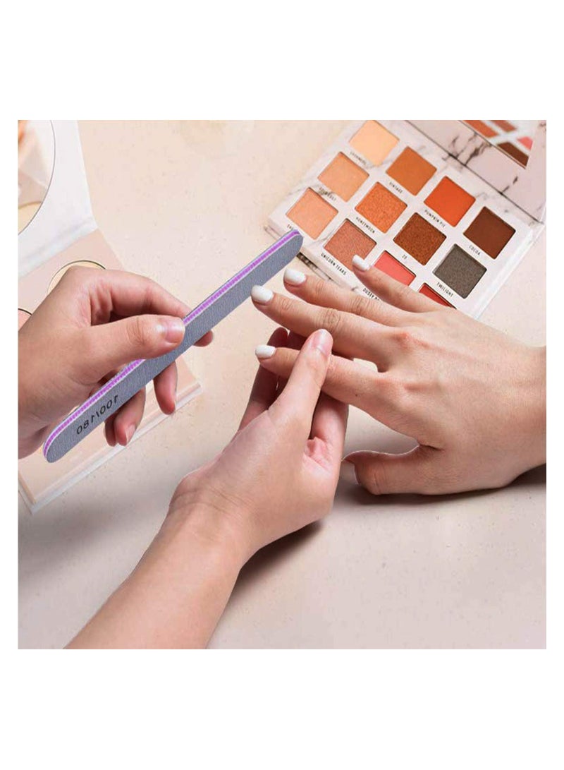 صالون سيستيم 20 قطعة من مبارد الأظافر الاحترافية على الوجهين - Image 3