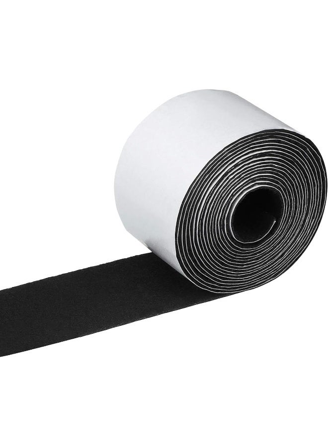 Poaker 2Inch Black Self-Adhesive Hook And Loop 2.5Mtr Length - Image 1