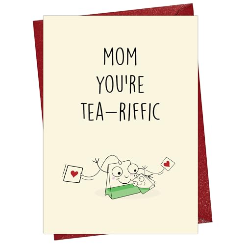 Cheerin Greeting Card with Envelope - Sweetest Day Card for Her - Romantic Birthday Card - Appreciation Card for Mom, Grandmas - Image 1