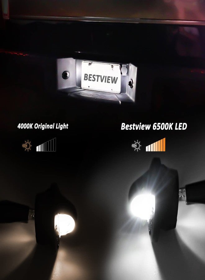 Bestview License Plate Light, Rear Bumper Tag Lamp Housing Assembly Replacement Compatible with Fo-rd F150 F250 F350 Super Duty Ranger Explorer Bronco Excursion Expedition, 6500K White, T10 LED Socket - Image 4