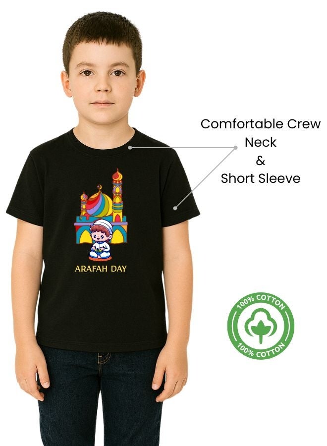 PRINTSHOP4ME Arafah Day Special Boy’s Cotton T-Shirt–Premium Quality Round Neck Short Sleeve Islamic T-Shirt For Boy | Soft Breathable Fabric | Comfortable Daily Wear  - Image 3