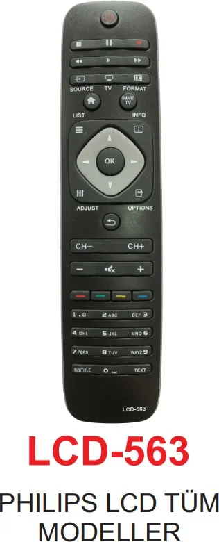 BYR clz Philips LCD Remote Control for All Models LCD-563 new