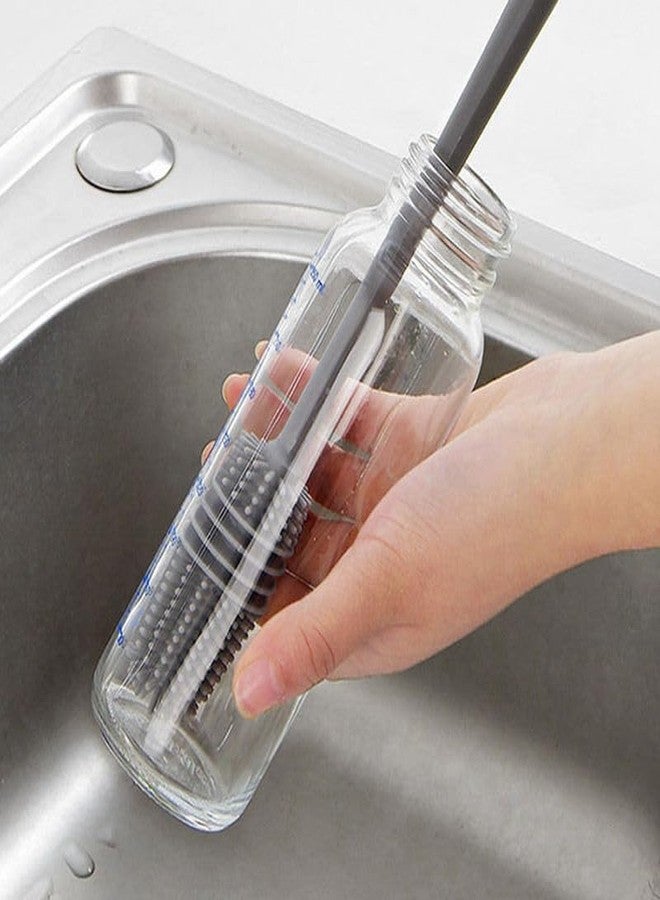 Homecure Food-Grade Silicone Bottle Brush for Cleaning | Flexible, Durable & Hygienic Odour Resistant | Reusable & Eco-Friendly Bottle Cleaner, Baby Bottles & Jars | (3) - Image 4