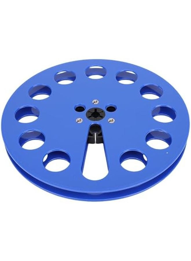 Asixxsix Blue 1 4 Inch 7 Inch Empty Takeup Reel 12 Holes Plastic Tape Reel for ReVox Tape Player Opening Machine Part - Image 2