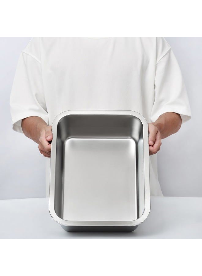 Kichwit 1.8 Gallons Large Dog Bowl 304 Food Grade Stainless Steel Pan, Dishwasher Safe - Image 2