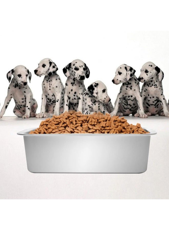Kichwit 1.8 Gallons Large Dog Bowl 304 Food Grade Stainless Steel Pan, Dishwasher Safe - Image 4