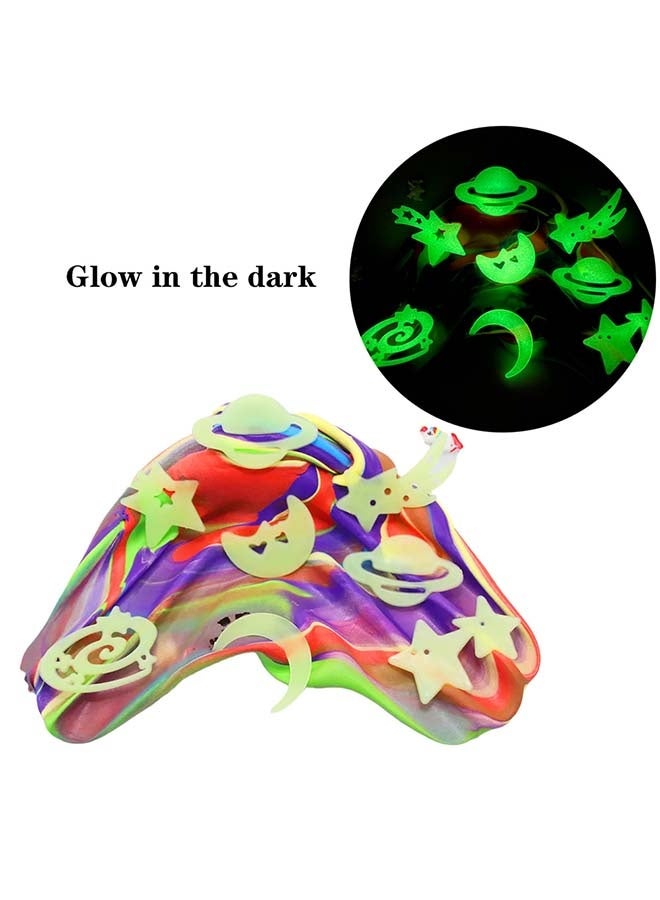 بيوينتي مجموعة سلايم المجرة للأطفال - مجموعة سلايم معطرة جاهزة مع قوالب المجرة، وسحر وحيد القرن، وزخارف - ألعاب سلايم ناعمة ومرنة للعب الحسي وهدايا الحفلات - Image 5